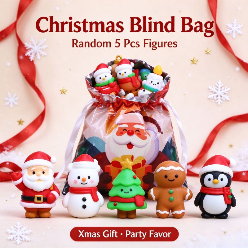 Christmas Mini Figures Blind B - Kids Toys Xmas 评论和价格