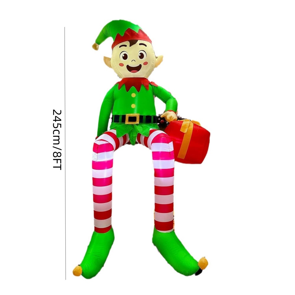 8FT Christmas Inflatables Sitt - Kids Toys Xmas 评论和价格