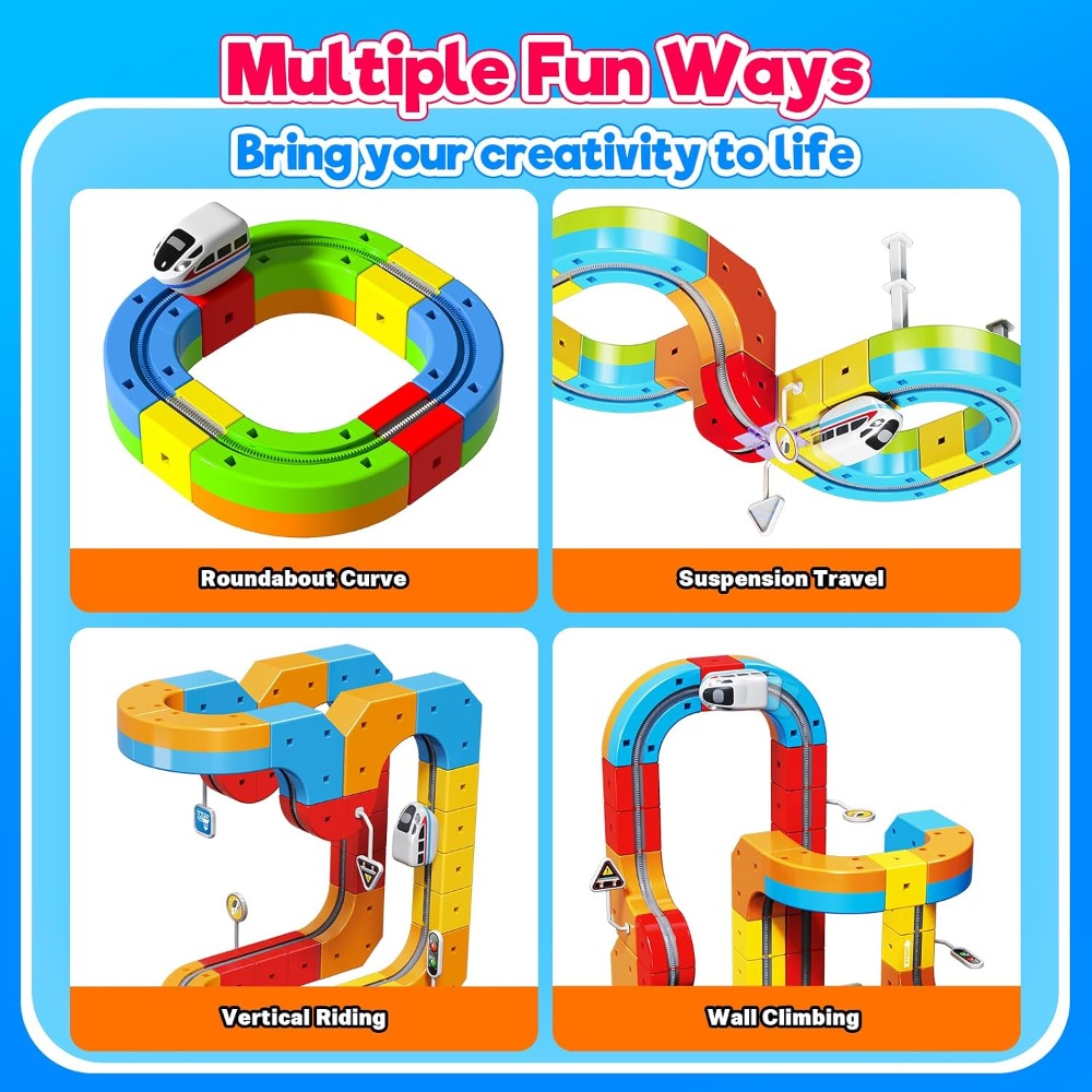 110PCS Fusion Toys Electric Tr - Kids Toys 3 Year Old 评论和价格